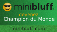 Corinne joue au Minibluff